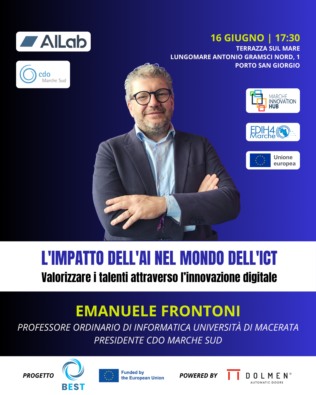 Locandina evento 16 giugno 2025