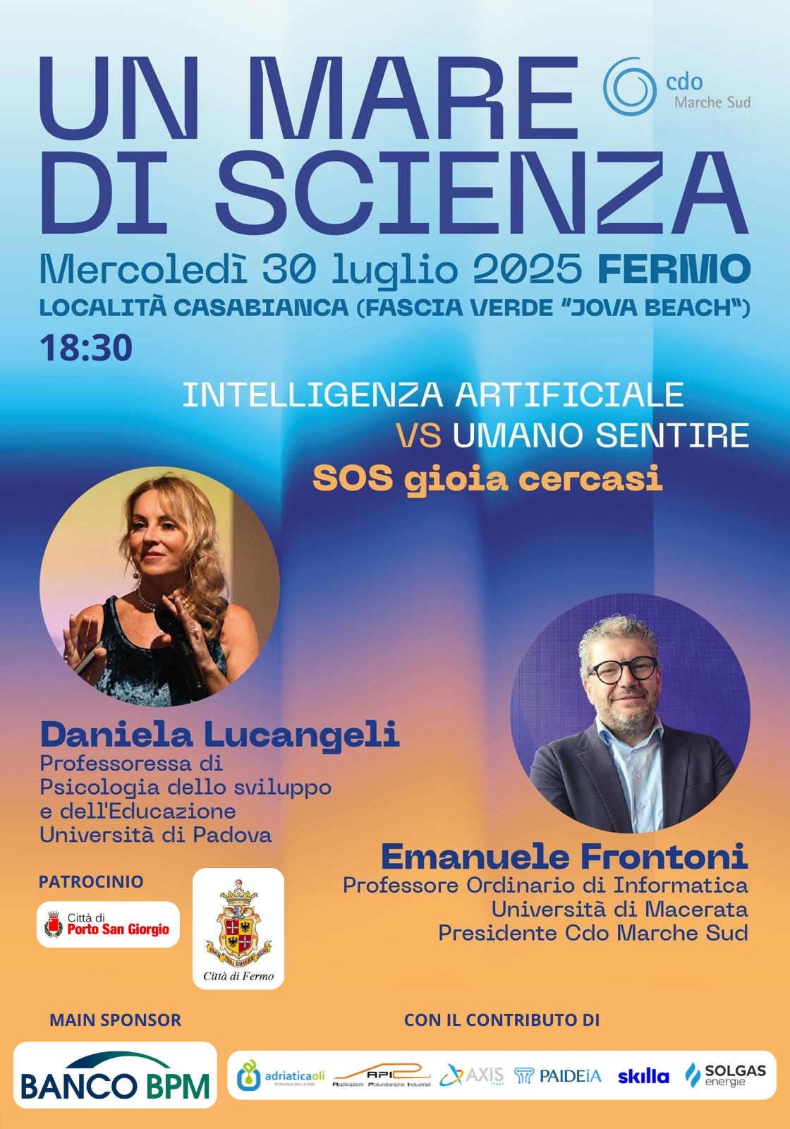Locandina Un Mare di Scienza 2025