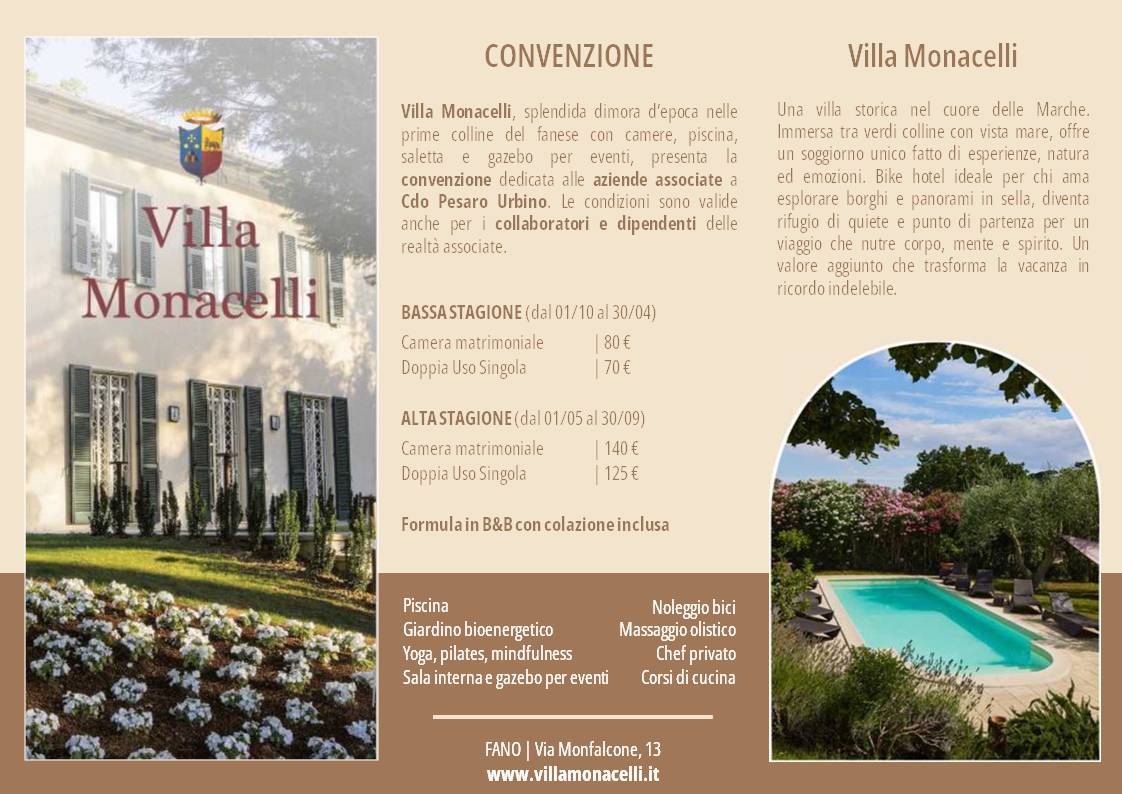 Villa Monacelli convenzione