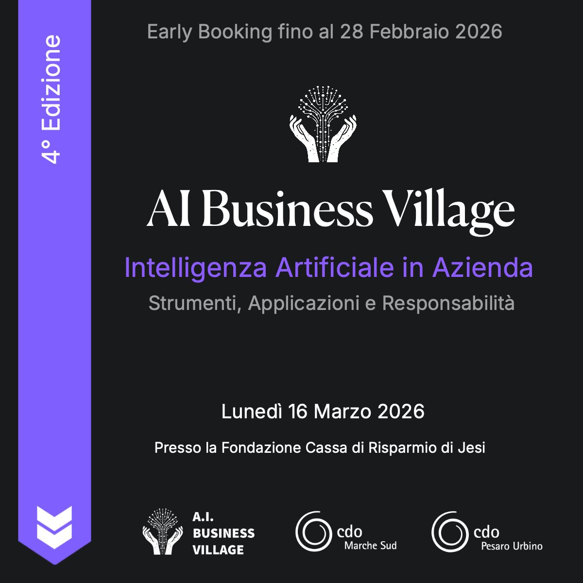 Locandina "AI Business Village"