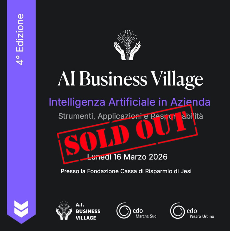 Locandina evento sold out 16 marzo 2026