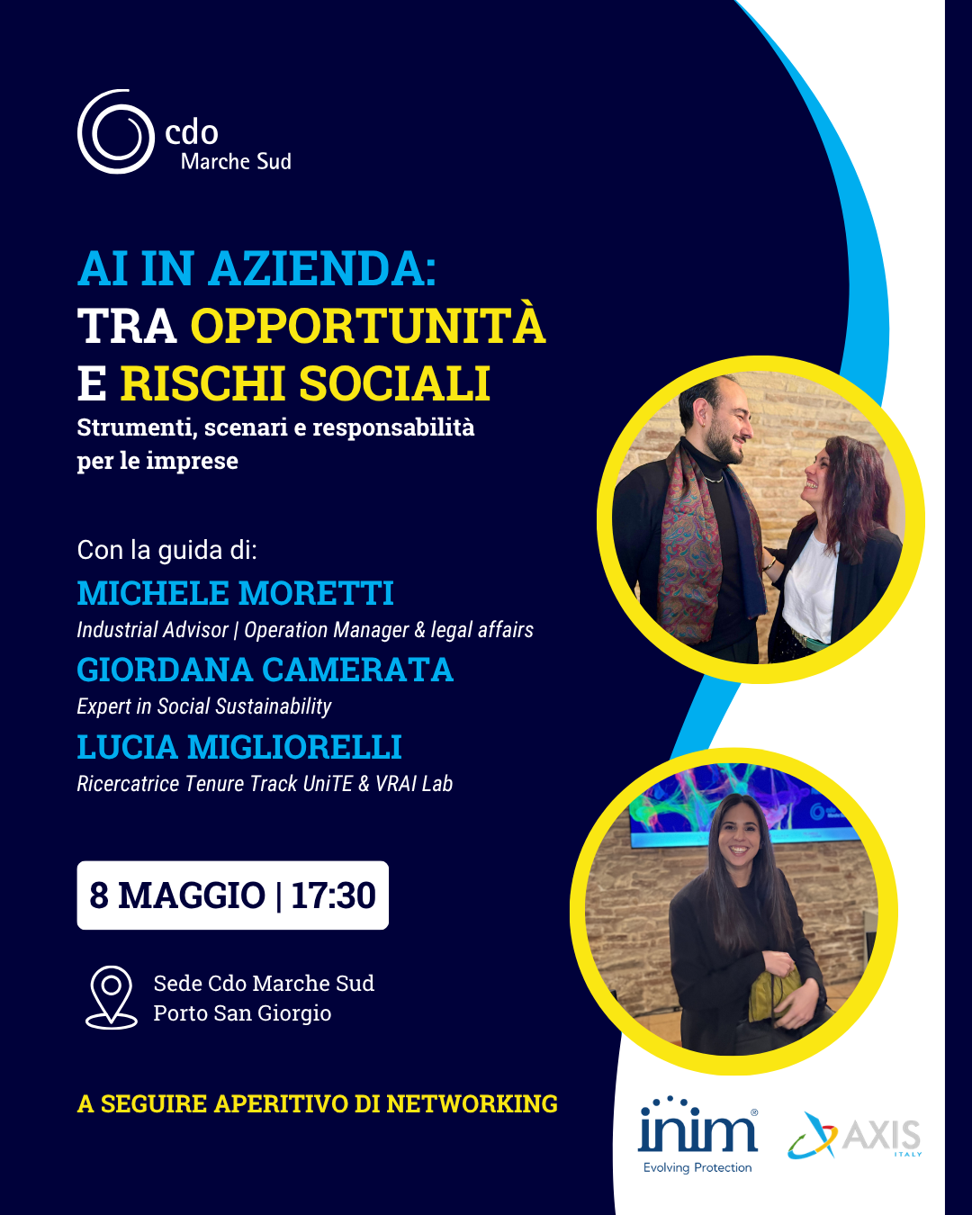 Locandina eventi 8 maggio 2026