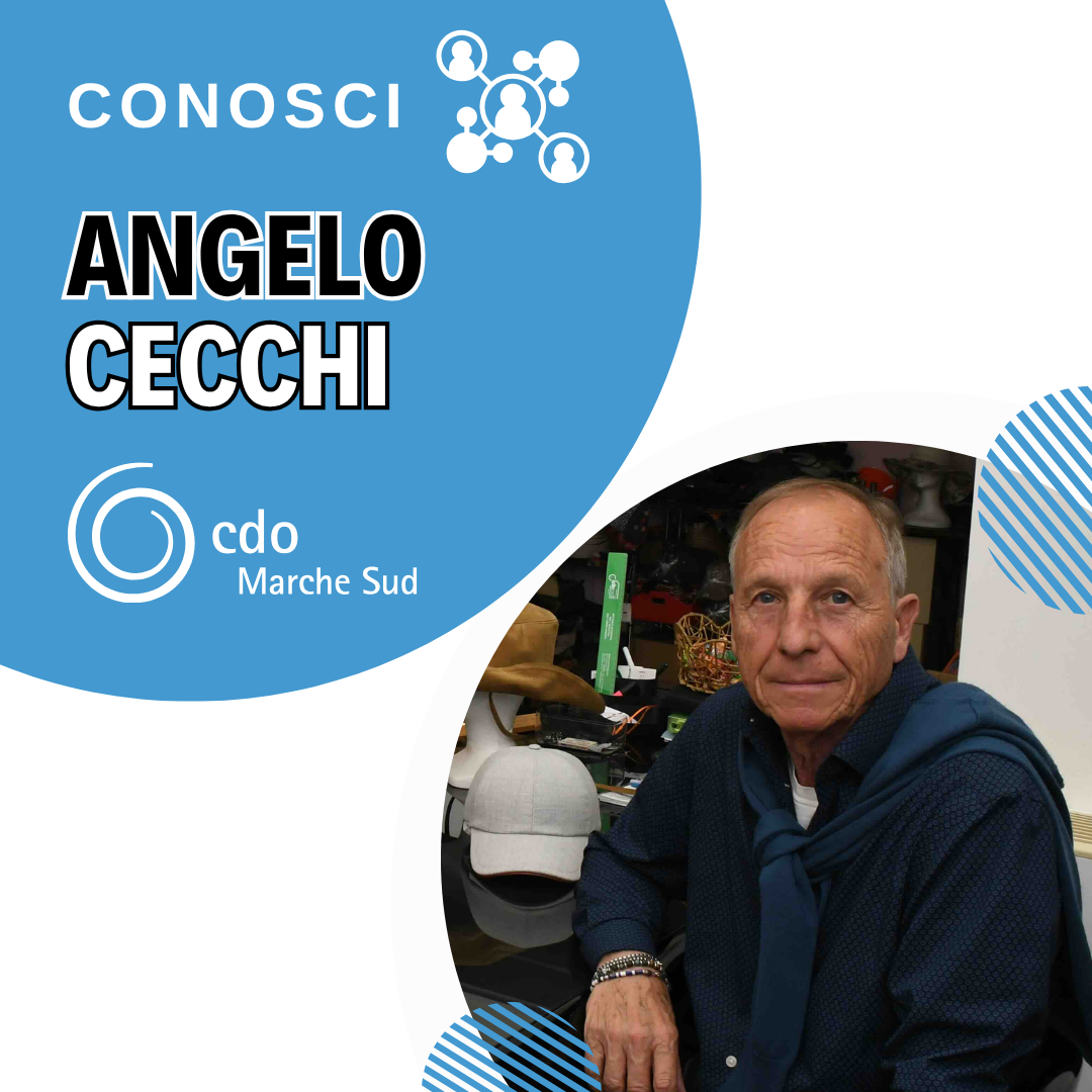 Locandina intervista Angelo Cecchi